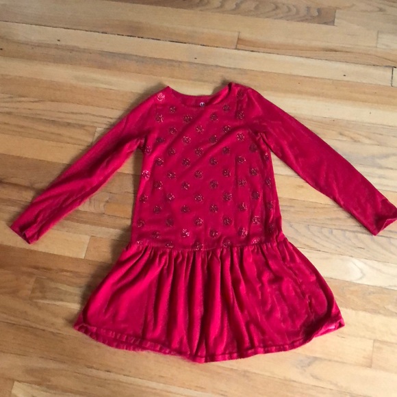 Long Sleeve Red Holiday Dress